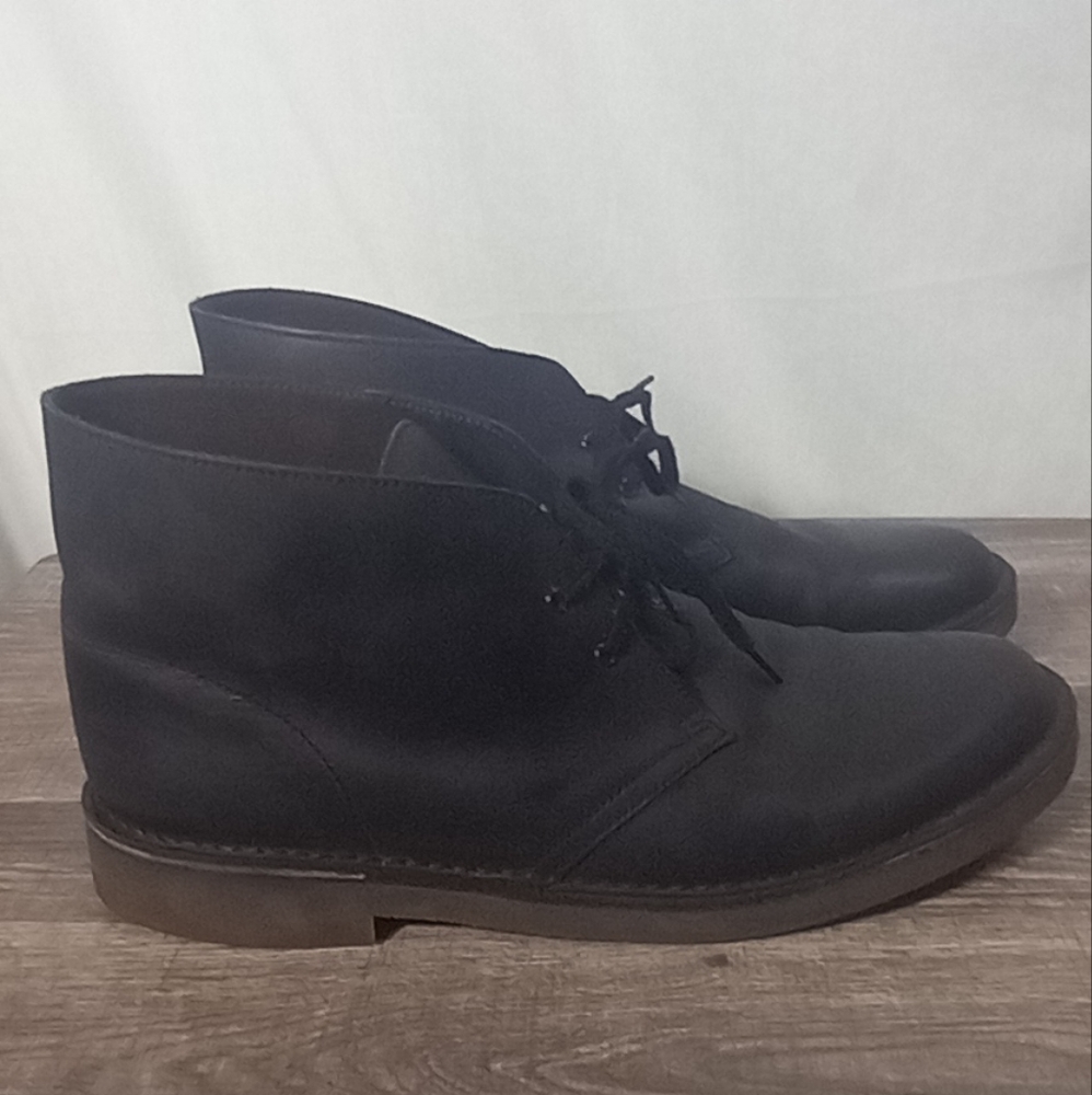Clarks Black Bushacre 3 Chukka Boot Size 13M